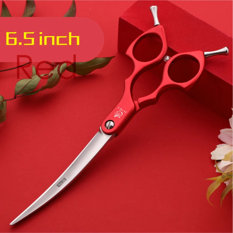 Tijeras Profesionales Curvas de Calidad Premium Fenice 440C y Acero VG10 – 6.0” / 6.5”