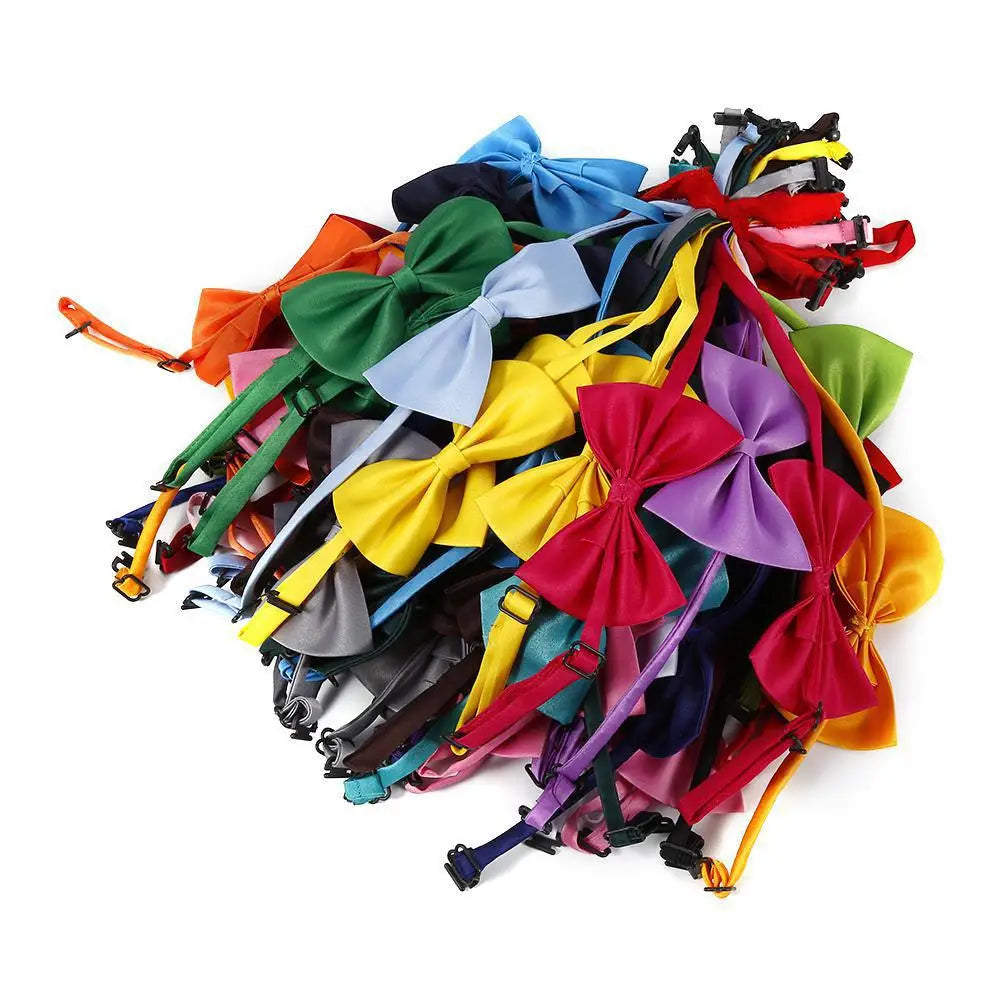 Pajaritas para Mascotas – Packs de Moños Ajustables por Mayoreo (50-150 pzas)