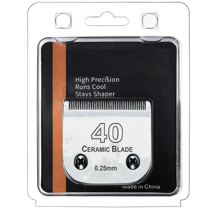 Cuchilla de Cerámica Profesional para Máquina de Corte – Compatible con Andis, Oster A5 y Wahl KM10