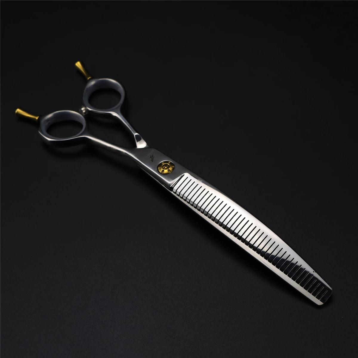 Tijera Profesional de Entresacado Curvo VG10 – 7.25” de Precisión para Groomers