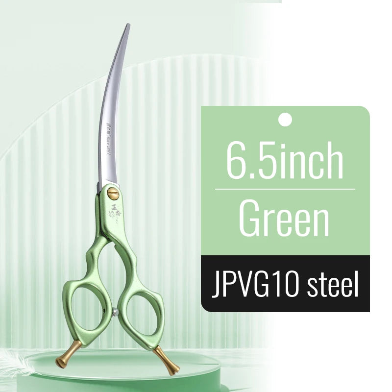 Tijeras Profesionales Curvas de Calidad Premium Fenice 440C y Acero VG10 – 6.0” / 6.5”