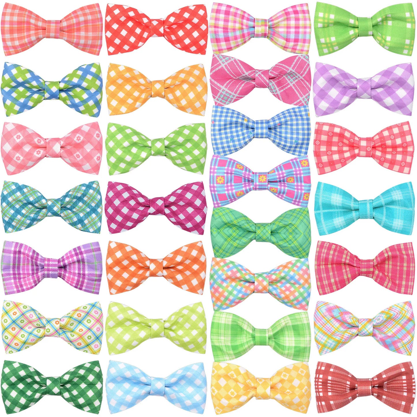 Pack de Lazos con Estampados para Mascotas – Estilo Colorido en Presentaciones de 50 y 100 Piezas