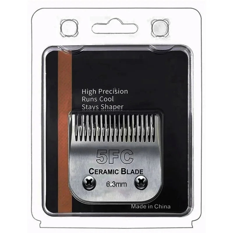 Cuchilla de Cerámica Profesional para Máquina de Corte – Compatible con Andis, Oster A5 y Wahl KM10