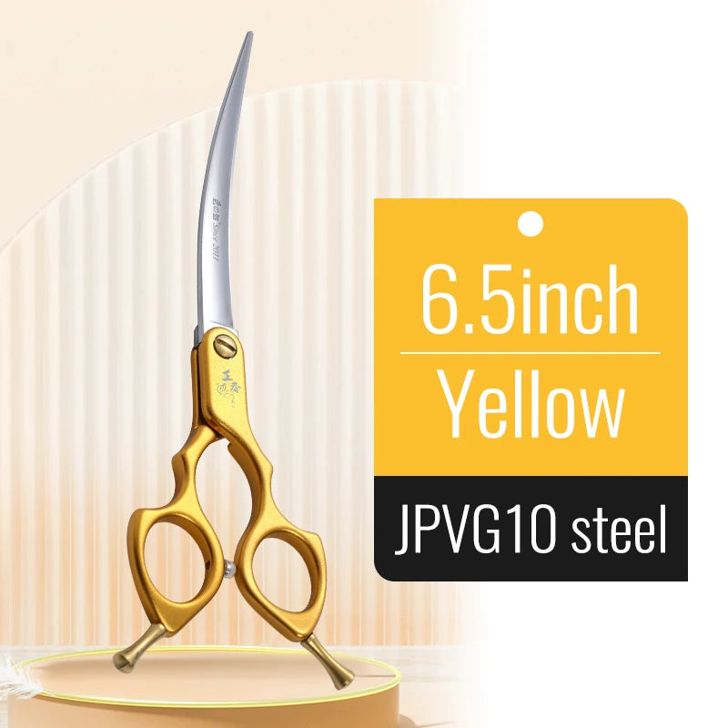 Tijeras Profesionales Curvas de Calidad Premium Fenice 440C y Acero VG10 – 6.0” / 6.5”