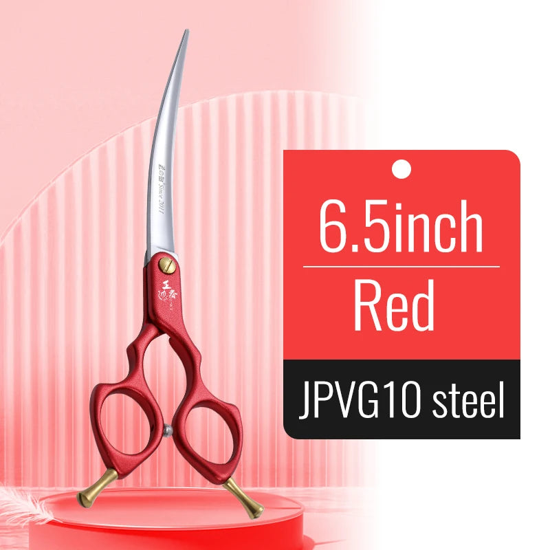 Tijeras Profesionales Curvas de Calidad Premium Fenice 440C y Acero VG10 – 6.0” / 6.5”