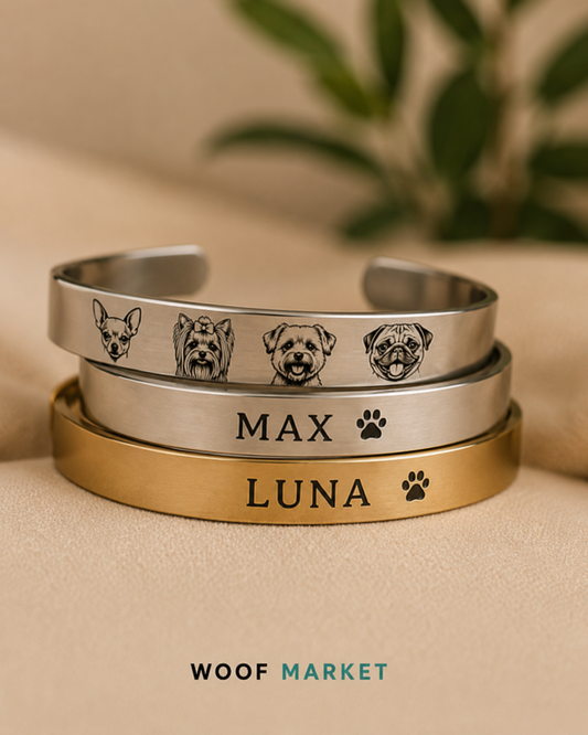 🐾 Brazalete Personalizado con el Rostro de tus WOF WOOF