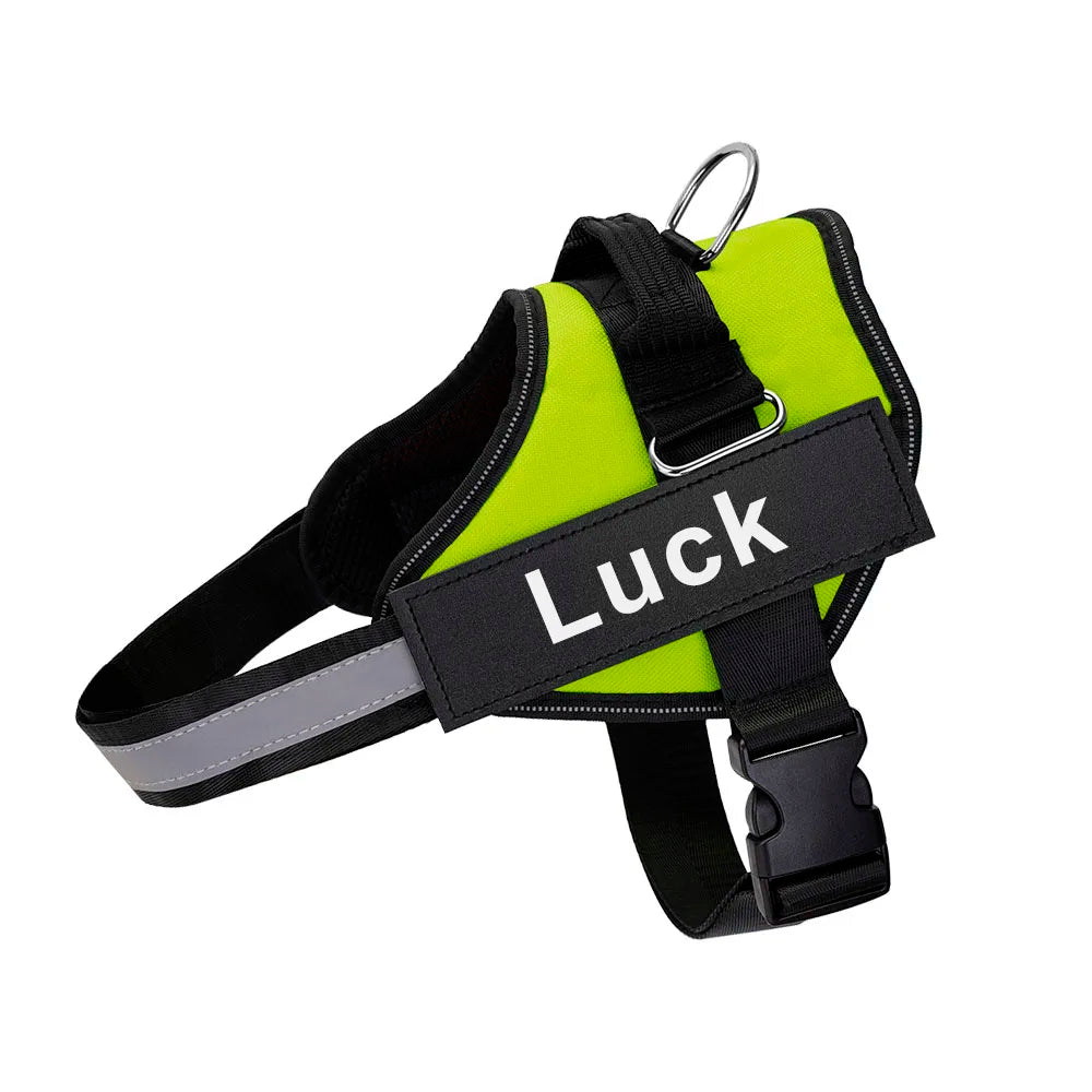 Pechera Deportiva Reflectante con Velcro Personalizado – Ajustable y Transpirable para Paseos Seguros
