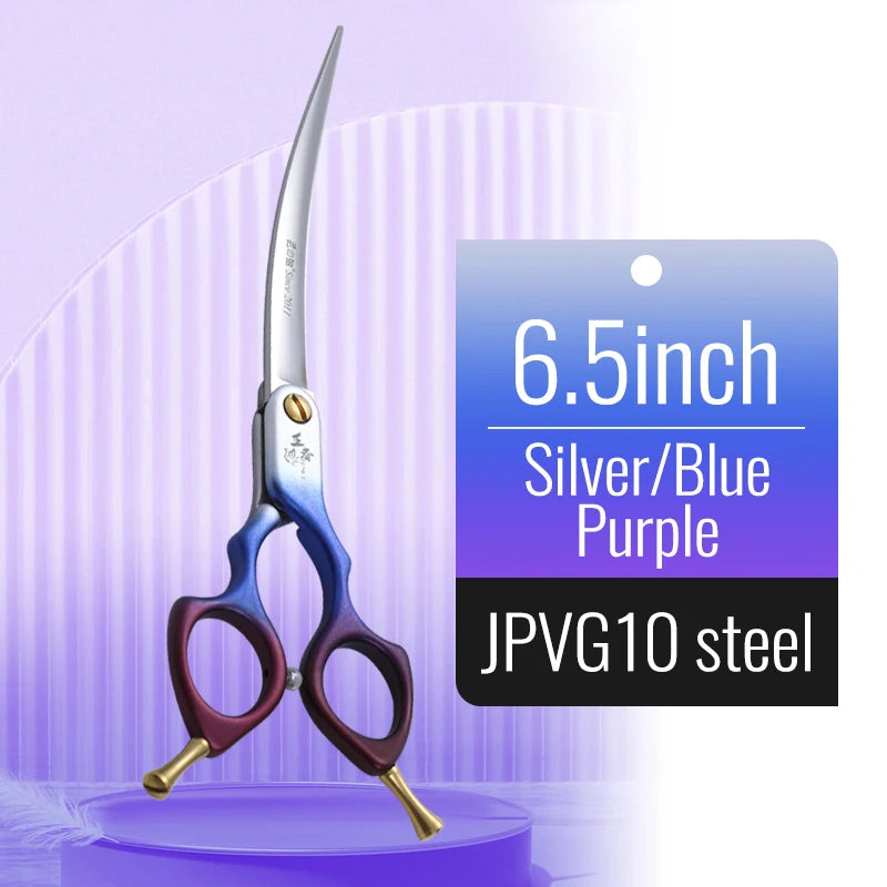 Tijeras Profesionales Curvas de Calidad Premium Fenice 440C y Acero VG10 – 6.0” / 6.5”